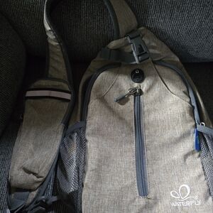 Brown Crossbody Bag with Contemporary Design